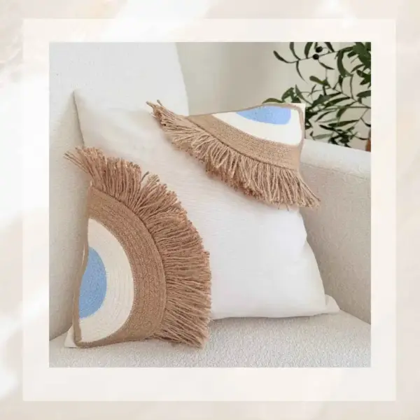 Blue summer Runner & cushions