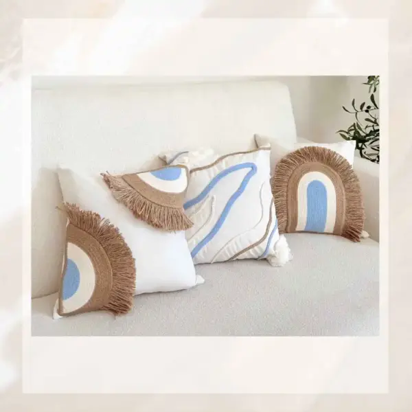 Blue summer Runner & cushions