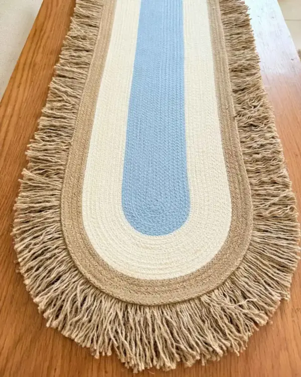 Blue summer Runner & cushions