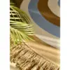 Round jute&cotton with tassels shape14