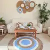 Round jute&cotton with tassels shape14