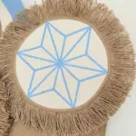 jute & cotton wall decor shape1 (blue)